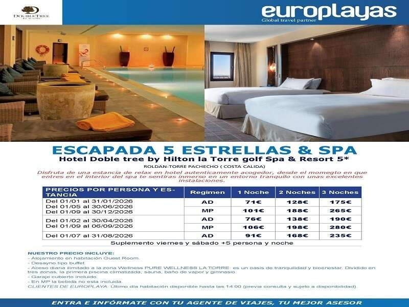 ESCAPADA A SPA Y HOTEL 5*