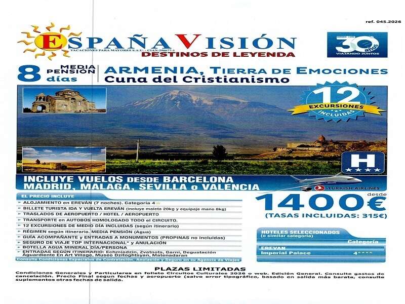 ARMENIA, TIERRA DE EMOCIONES