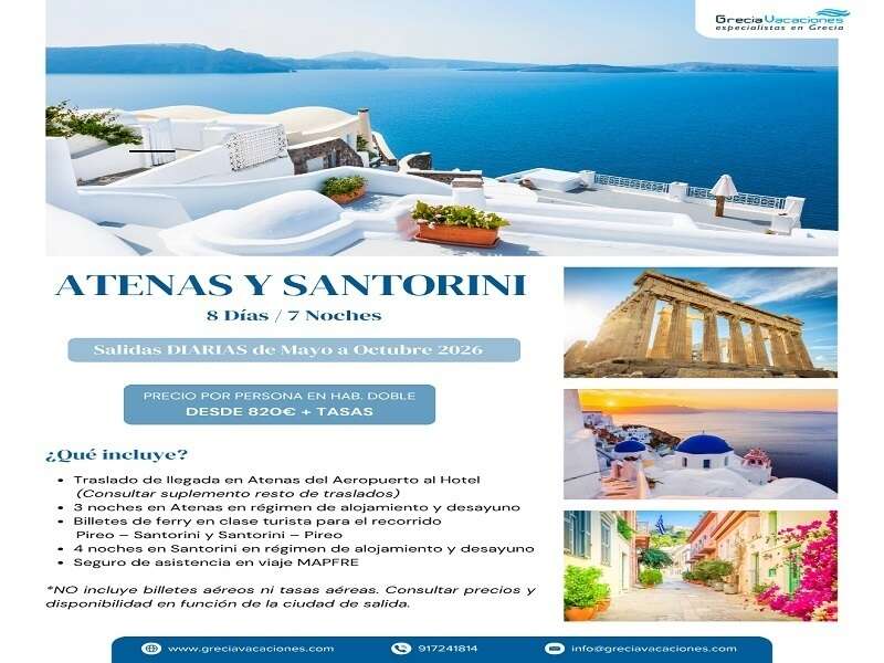 ATENAS Y SANTORINI