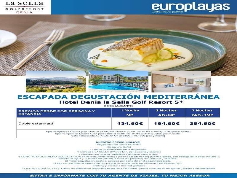 ESCAPADA DEGUSTACI�N MEDITERR�NEA
