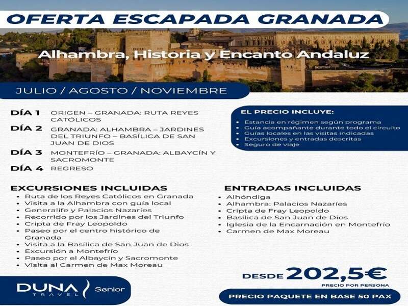 ESCAPADA GRANADA
