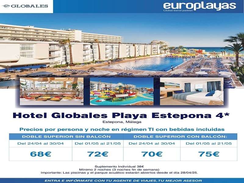 Hotel globales playa estepona 4*