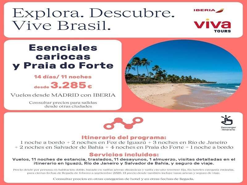 ESENCIALES CARIOCAS Y PRAIA DO FORTE