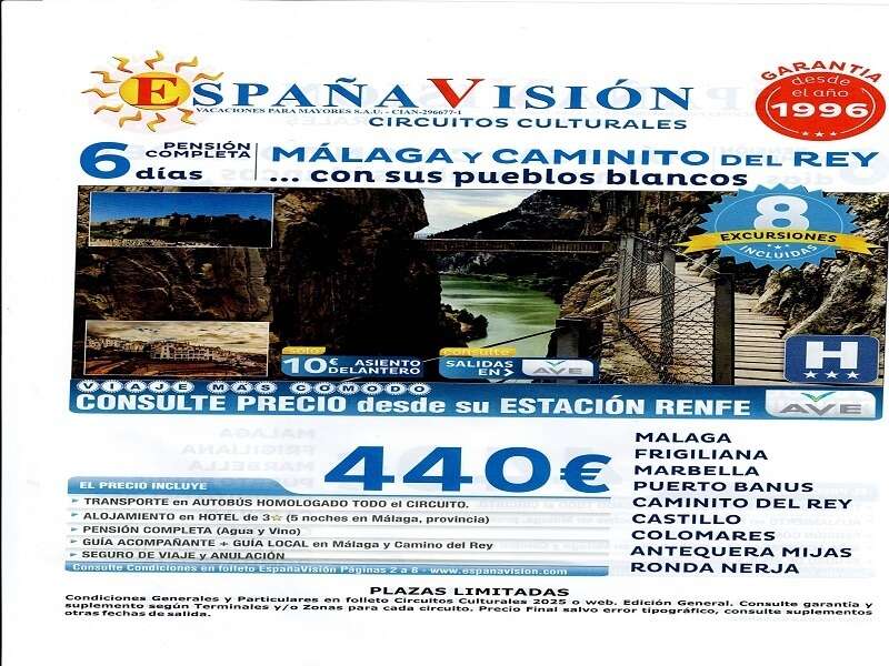 Malaga y caminito del rey 