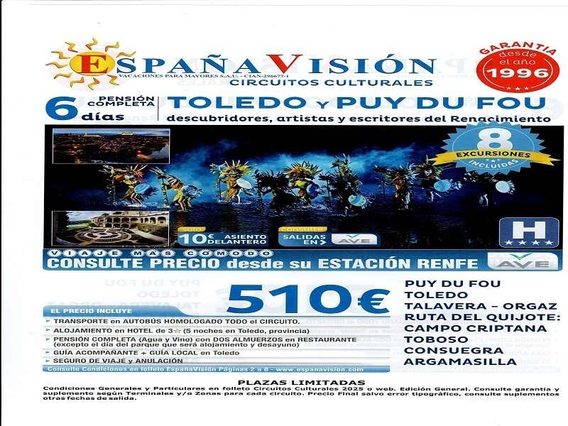 Toledo y puy du fou 
