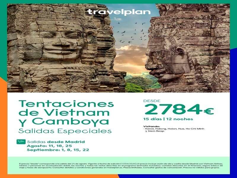 Tentaciones de Vietnam y Camboya 